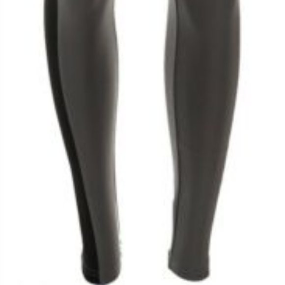 NWT LISA RINNA RIBBED PANEL CHARCOAL LEGGINGS XS - Picture 4 of 12